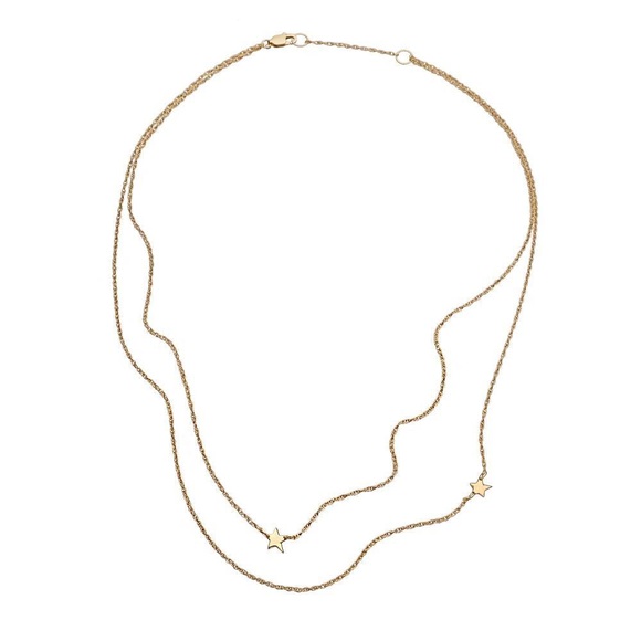 Jennifer Zeuner Jewelry Jewelry - Jennifer Zeuner • Star Double Necklace Jennifer Zeuner Jewelry Jewelry - Jennifer Zeuner • Star Double Necklace